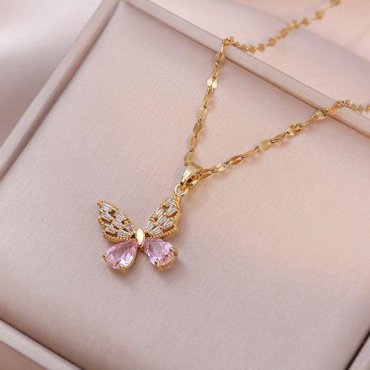 Colar Dourado Borboleta(1)