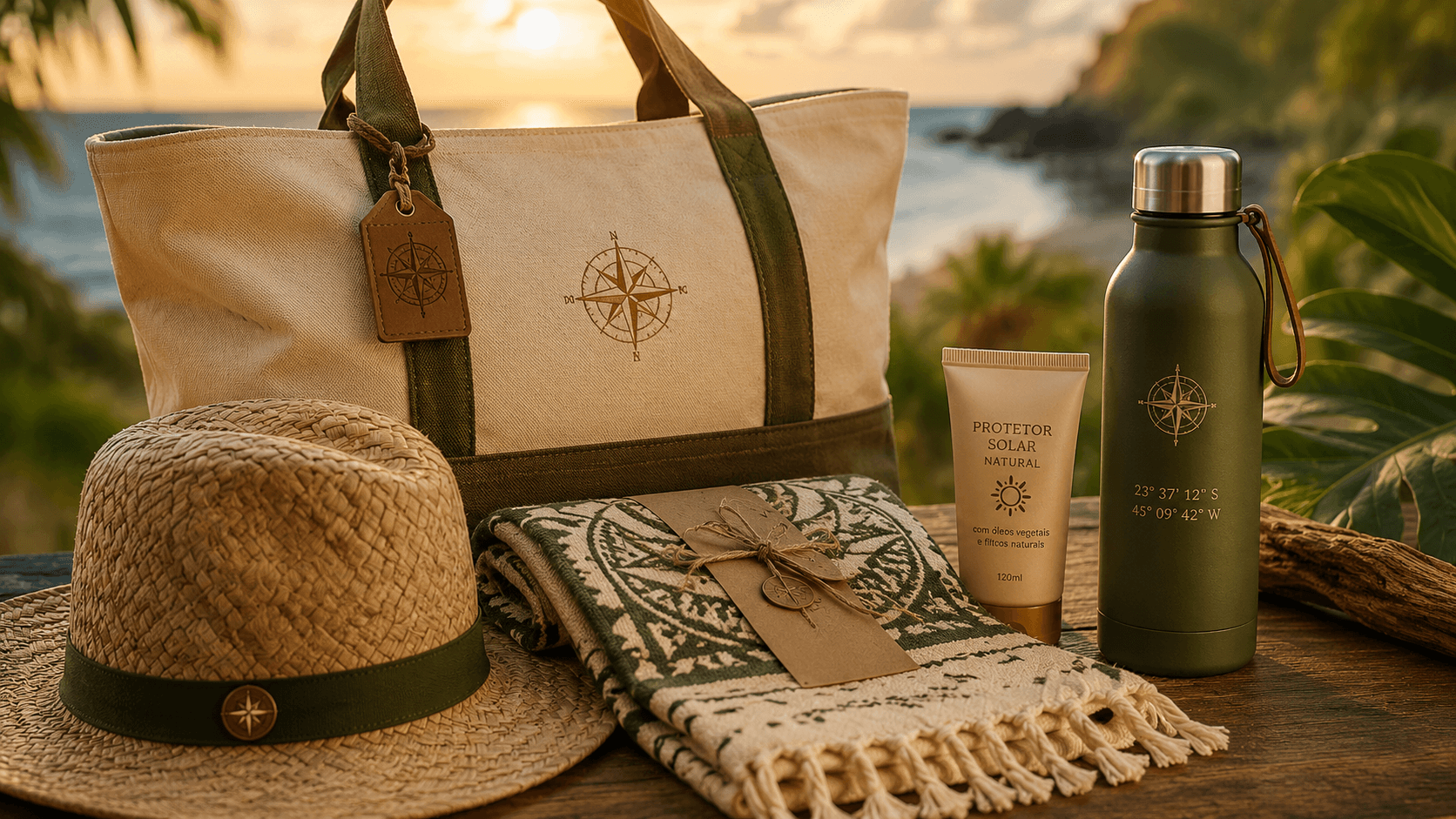 Kit Alma de Mar — Tudo para Levar à Praia com Estilo