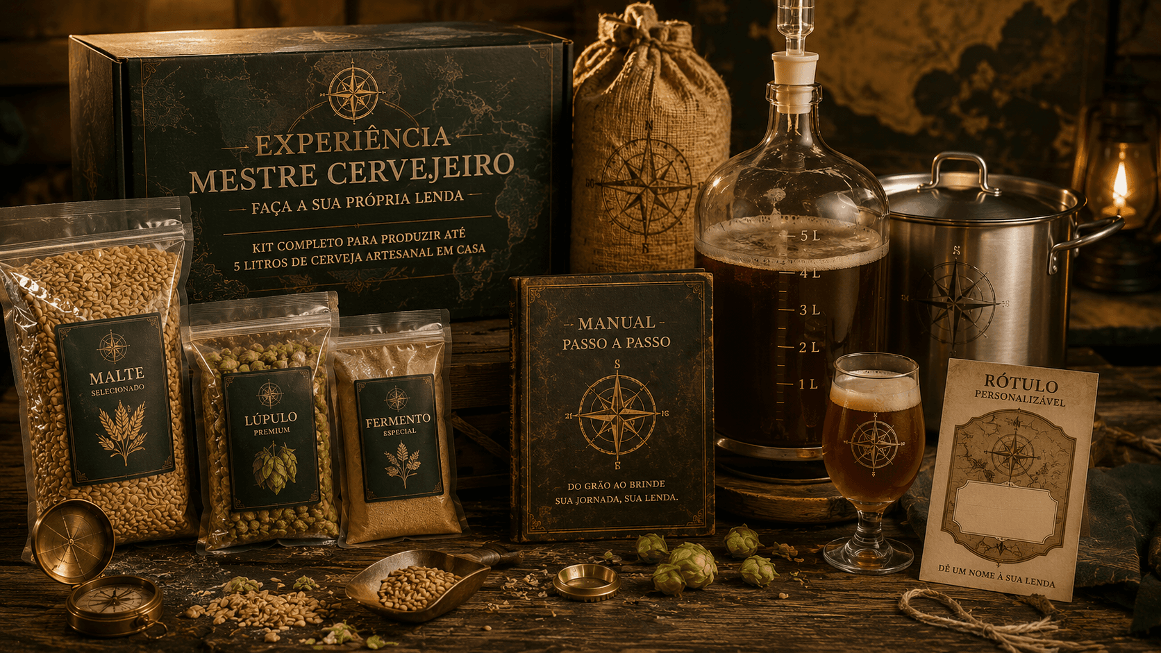 Experiência Mestre Cervejeiro — Faça a Sua Própria Lenda