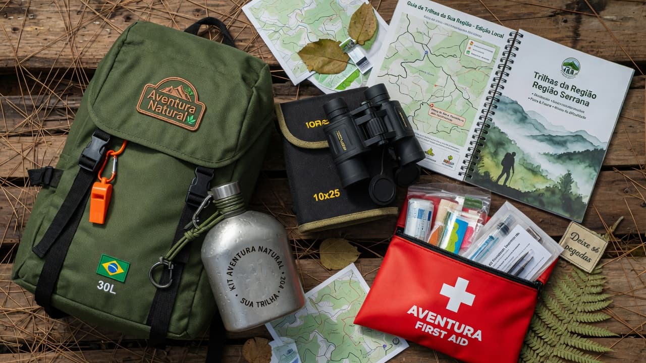 Kit Aventura Natural — Equipamento para Trilha e Natureza