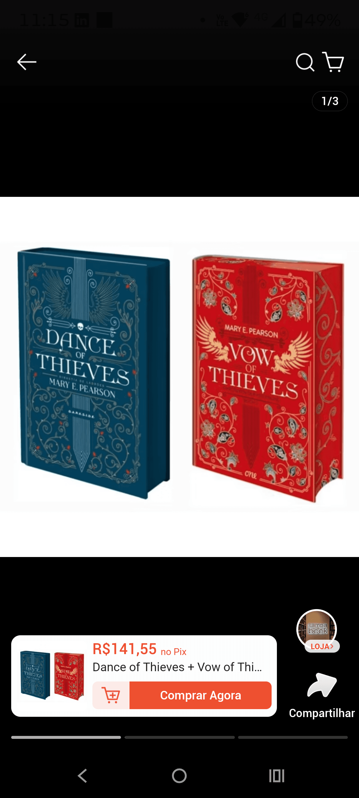Box livros dance of thieves
