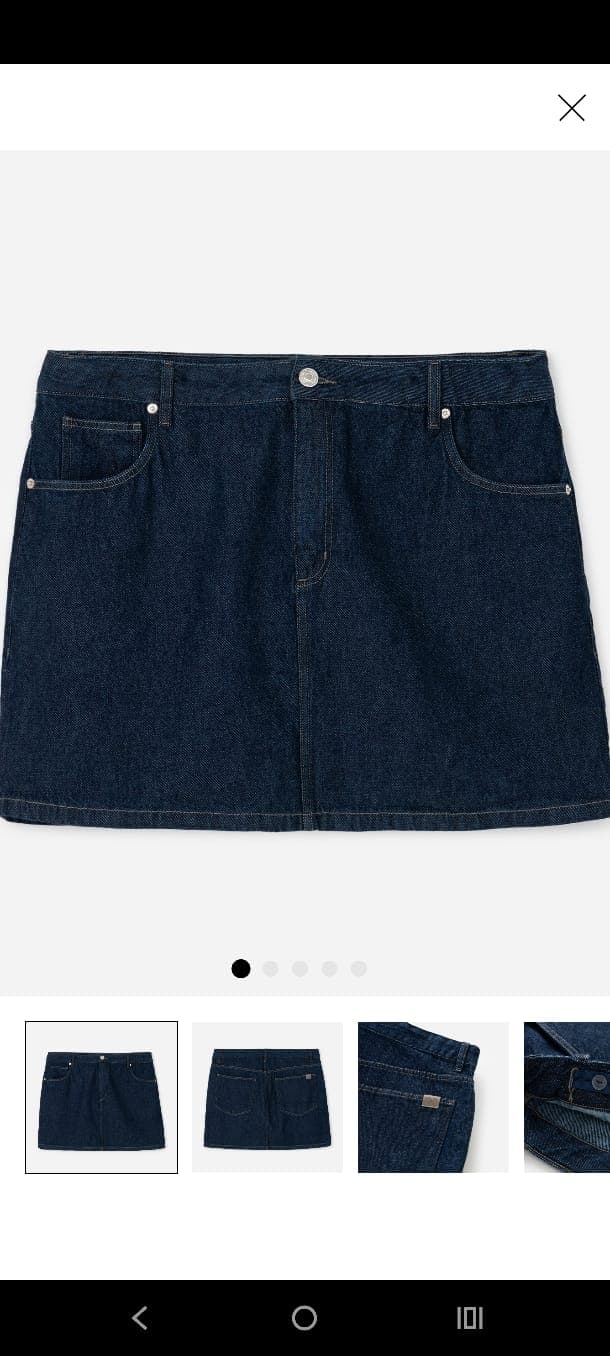 Saia jeans