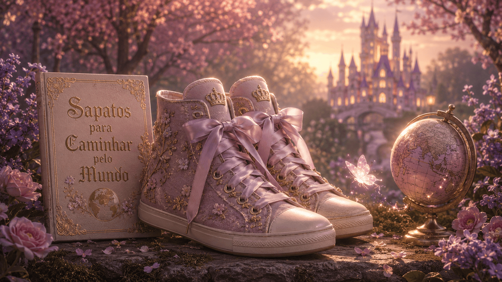 Sapatos para caminhar pelo mundo
